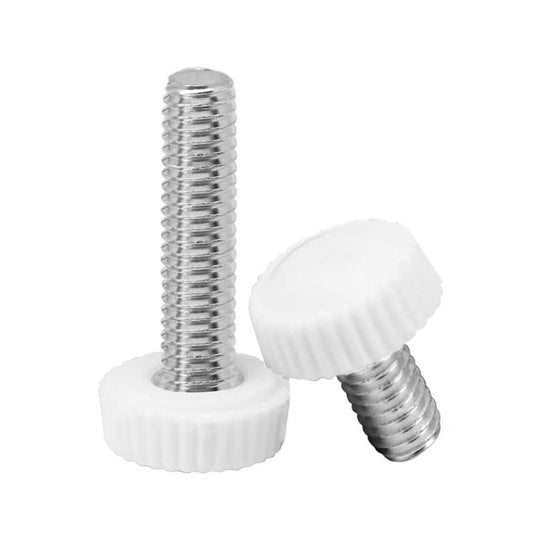 Elemento di fissaggio a vela con testa rotonda in plastica - M5x16mm - 20 pezzi - Facile da avvitare senza strumenti