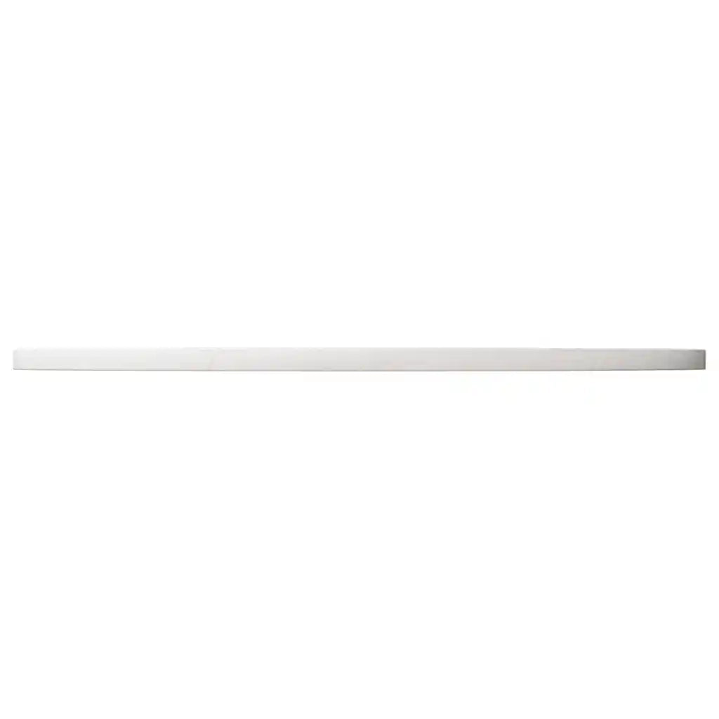 Piano Tavolo Rotondo Bianco Ø90x3 cm in Legno Massello di Pino 833674