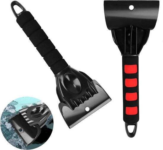 Iscrabbiere per auto da neve 2 pezzi - rimuovere ghiaccio neve inverno - accessori auto portatile