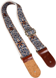 Cintura per Ukulele Flessibile - Nylon/Latex - Stampa a Maglia - Adatta a Tutte le Misure - Blocco Riem - Cinturino per Spalla - Cintura per Chitarra Ukulele