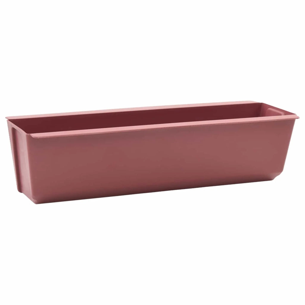 Fioriere | Cassetta per fiori | Vaso per Euro pallet 24 pz Marrone 36 x 13,5 x 9,5 cm