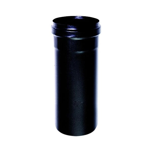 Tubo nero pellet telescopico DN 80  smaltato verniciato 600 gradi stufa pellet tubo nero CE Made in Italy