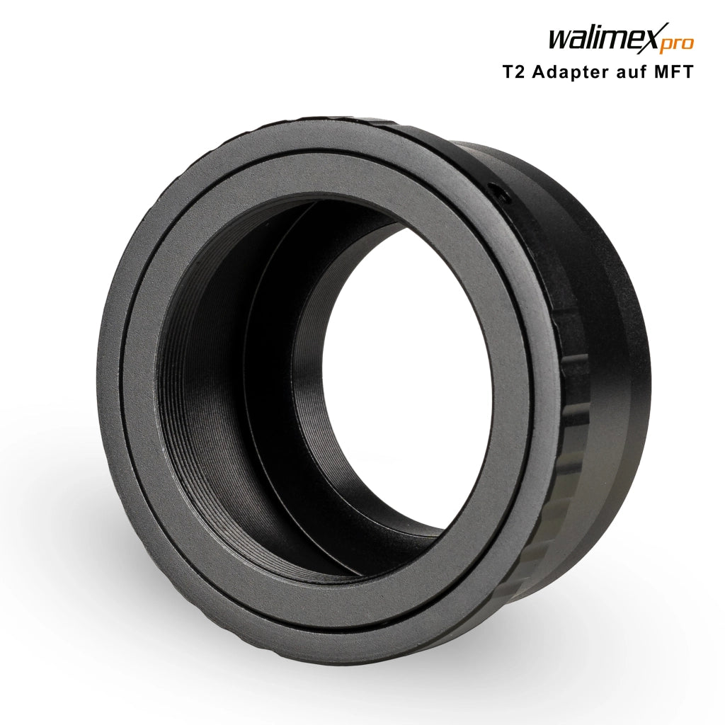 Obiettivo fotografico catadiottrico 800/8,0 DSLR per attacco MFT - lunghezza 131mm - per lunghezza focale 800mm - sensore full-frame/APS-C - adattatore T2 - messa a fuoco ravvicinata 3,5m