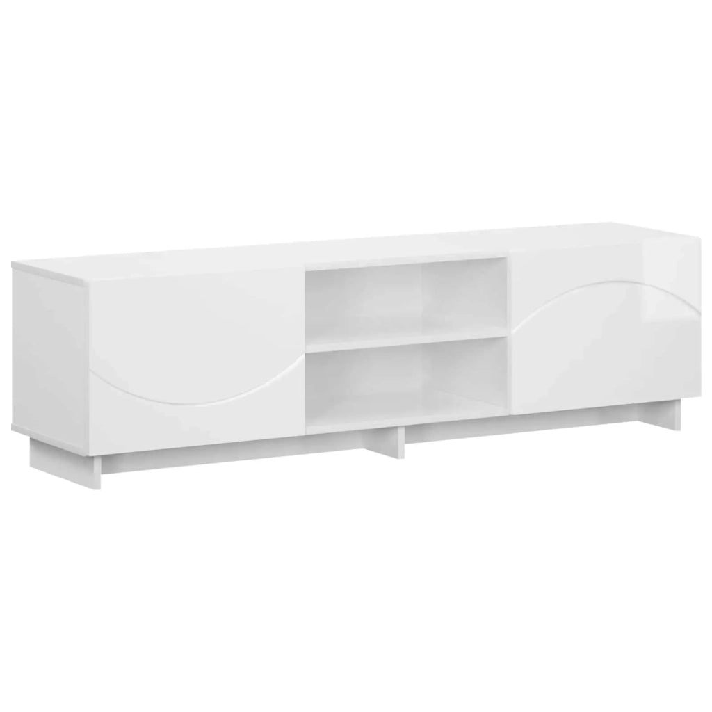 Supporto TV 140 x 34.5 x 40 cm Bianco Lucido 8011490