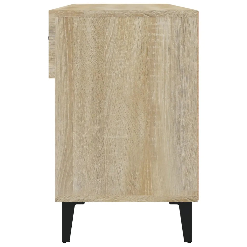 Scarpiera-Scaffale per scarpe Rovere Sonoma 102x35x55 cm in Legno Multistrato 124291