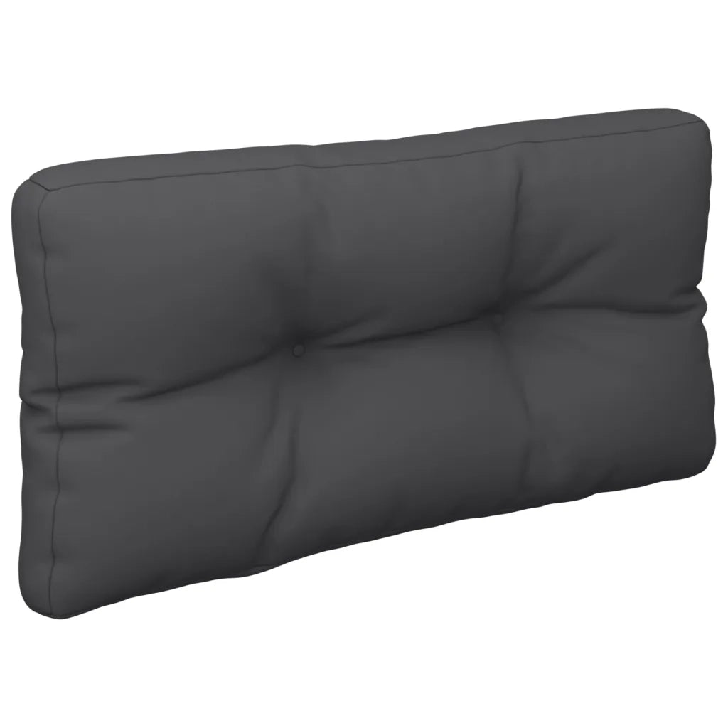Cuscini per Pallet 2 pz Neri in Tessuto 360718