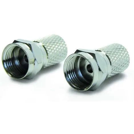 2 spine tipo f da avvitare per cavi da 3,6