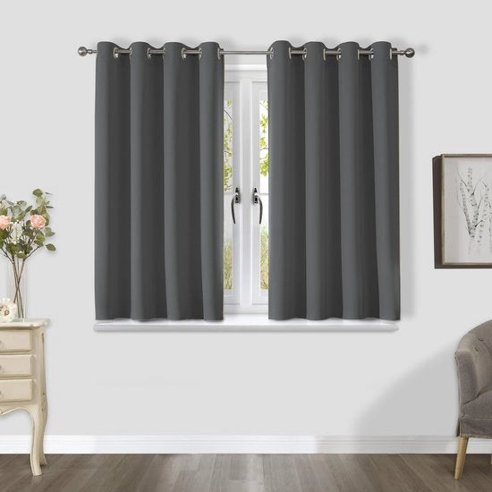 Set di 2 Thermogordini in Colorazione Scura - Non Riflettente - Ideale per Camera da Letto e Camera dei Bambini