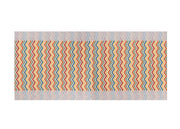 Tappeto Passatoia Tessuto Jacquard Linea Emozioni Dis. Zig Zag Twist Multicolor - 57x50 - Multicolor