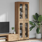 Credenza con porta FLORIN Rovere artigianale 60 x 35 x 182 cm