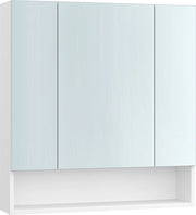 Mobili per la stanza da bagno - Comodino - Spigolo di legno, Vetro - Design moderno - 16,5 cm x 70 cm x 75 cm
