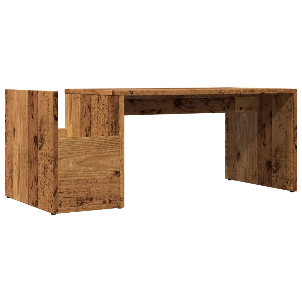 Tavolino da salotto | Tavolino da caff¨¨ | Tavolino da Soggiorno Legno Antico 90x45x35 cm in Truciolato