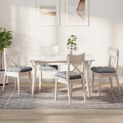 Cuscini per Seduta 4 pcs Grigio Nuvola 40 x 40 x 12 cm Tessuto