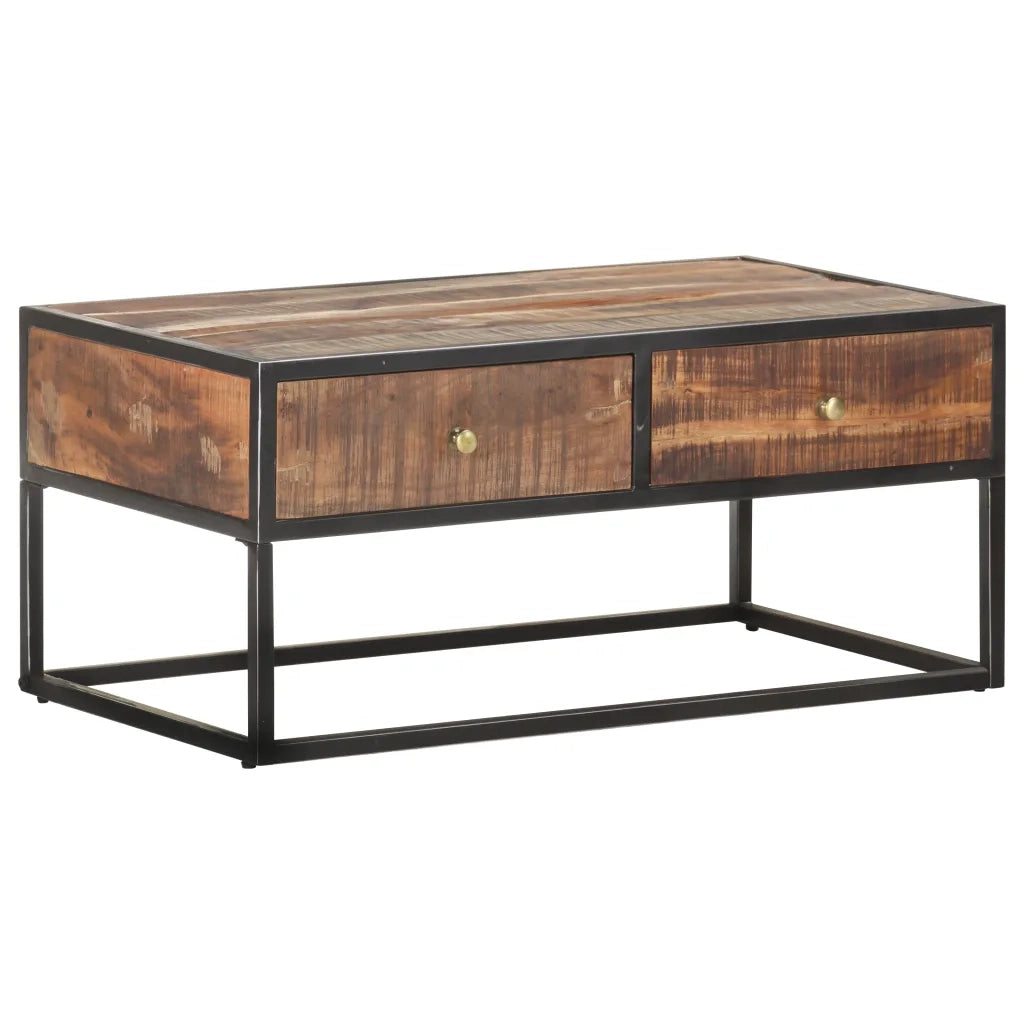 Tavolino da Salotto 90x50x40 cm in Legno di Acacia Grezzo 320912