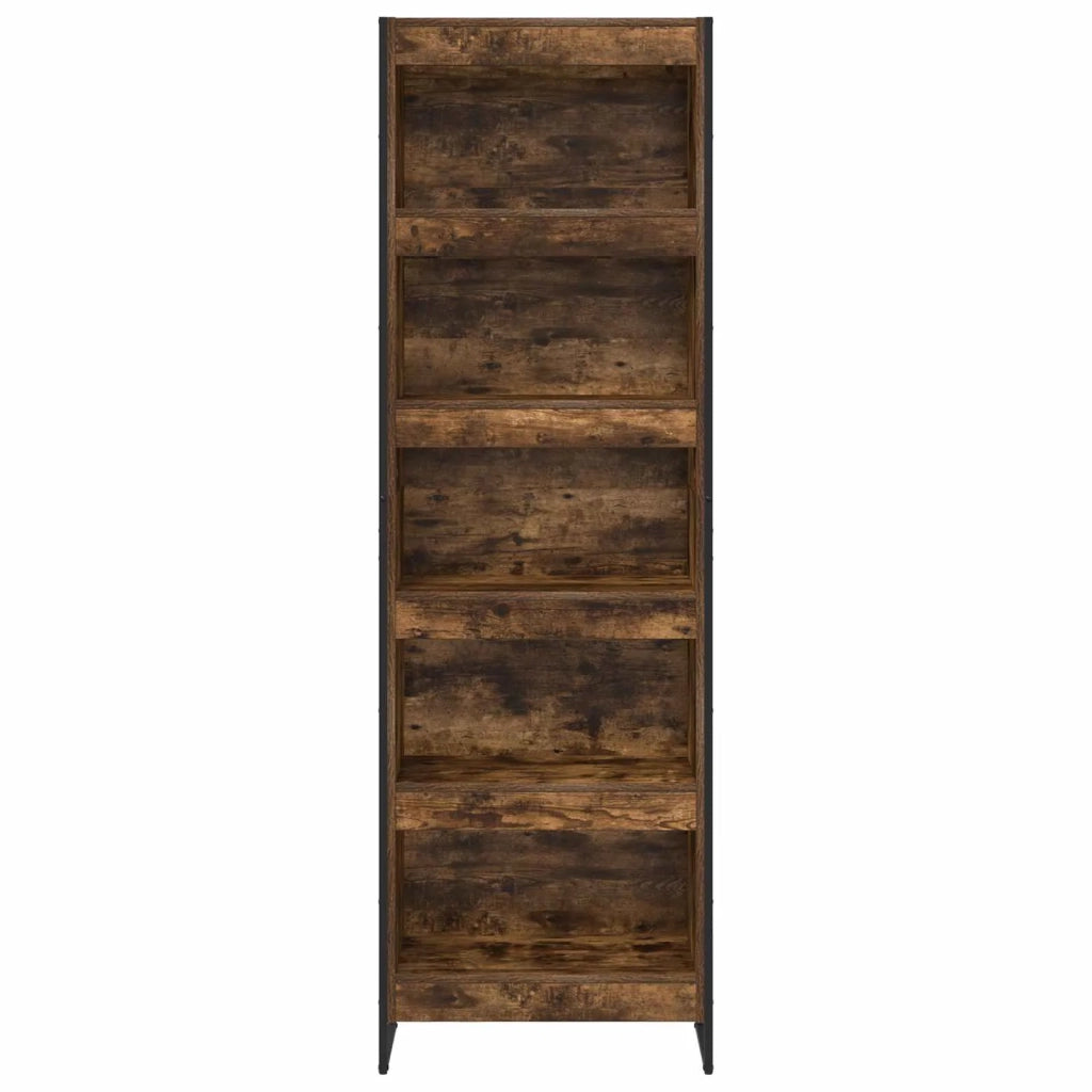 Armadio per Libri 2 pcs Quercia Fumosa 60 x 30 x 189,5 cm