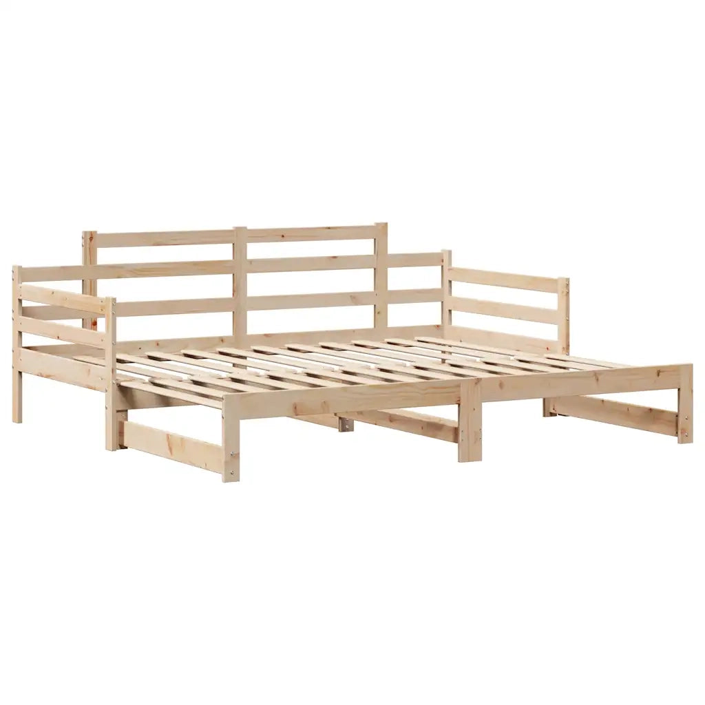 Divano Letto Estraibile con Cassetti senza Materasso 80x200 cm