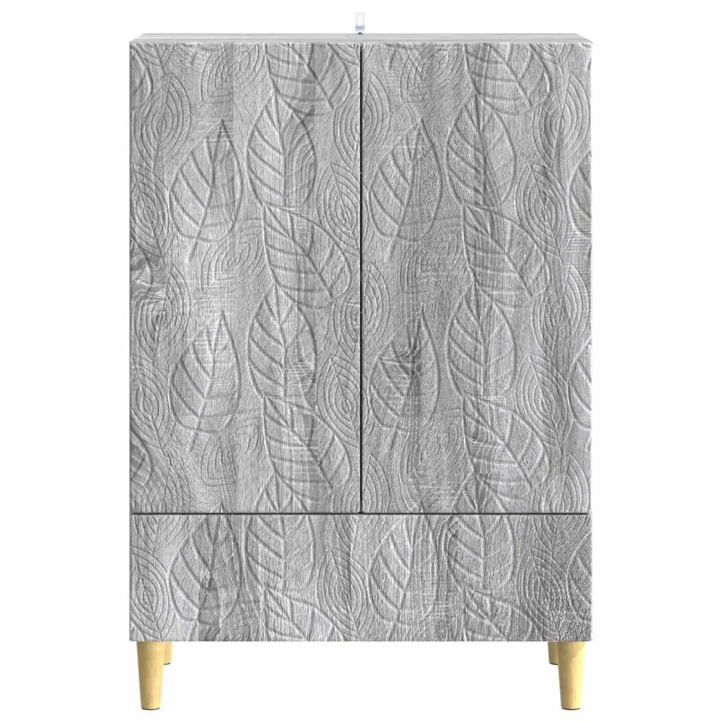 Credenza Sonoma grigio 66 x 34,5 x 95 cm Legno ingegnerizzato 895131