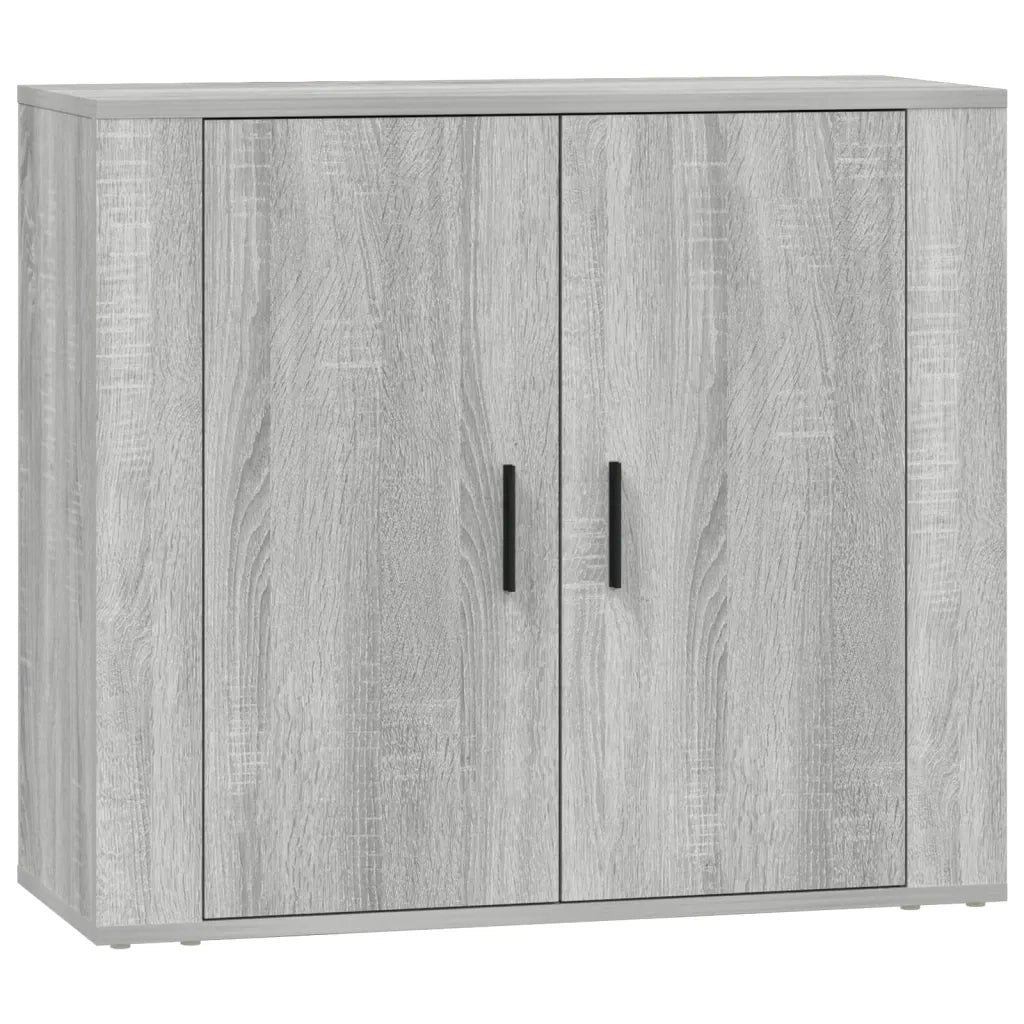 Credenze 3 pz | Madia | Buffet da pranzo | Armadio da pranzo Grigio Sonoma in Legno Multistrato