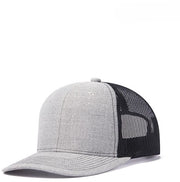 Cappello Trucker per Uomo - Cappello da Baseball per Uomo Respirante - Cappello da Baseball per Uomo e Cappello da Donna - Tela Grigia e Nera