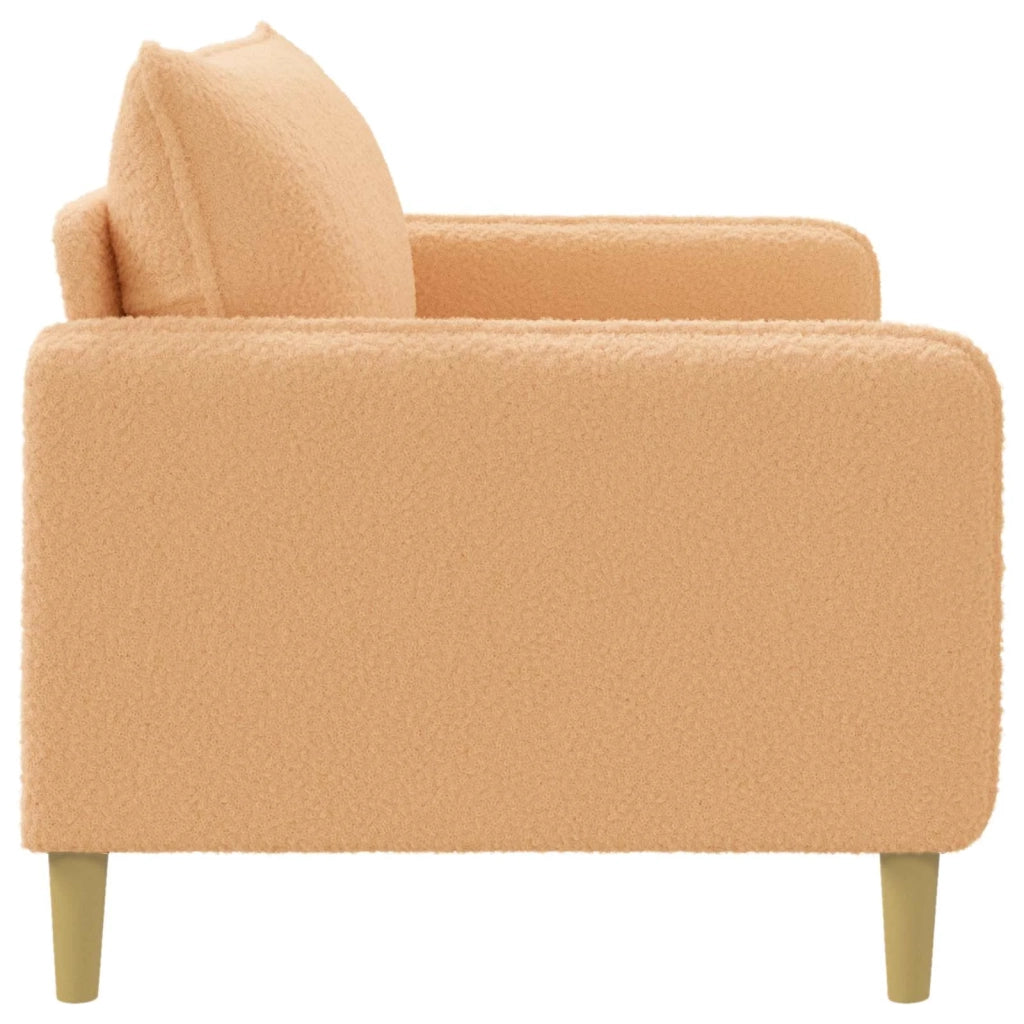 Poltrona XXL Beige Bouclé 42043567
