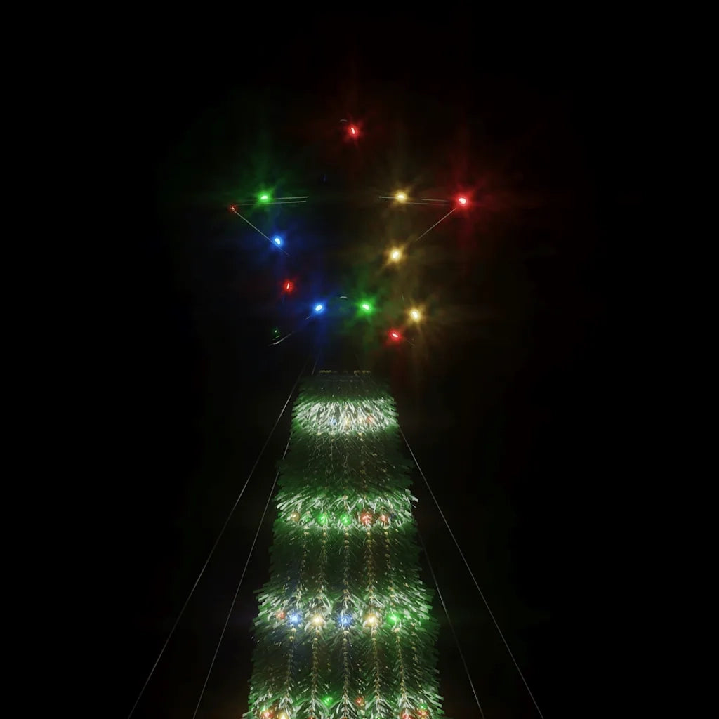 Albero di Natale a LED-Luci decorative natalizie 275 LED Colorato 180 cm