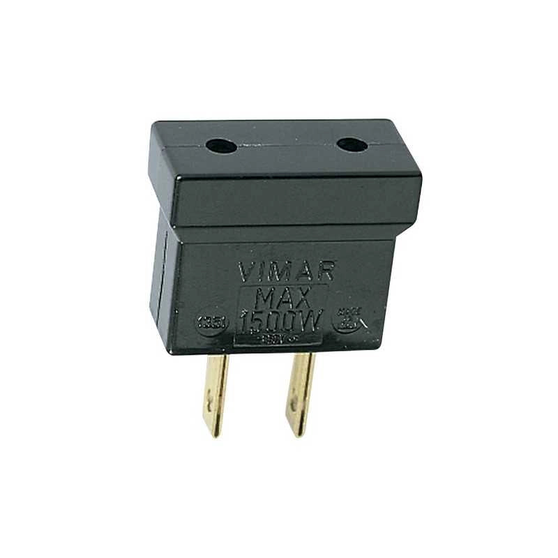 01351 Adattatore 2P Usa - P10 Nero