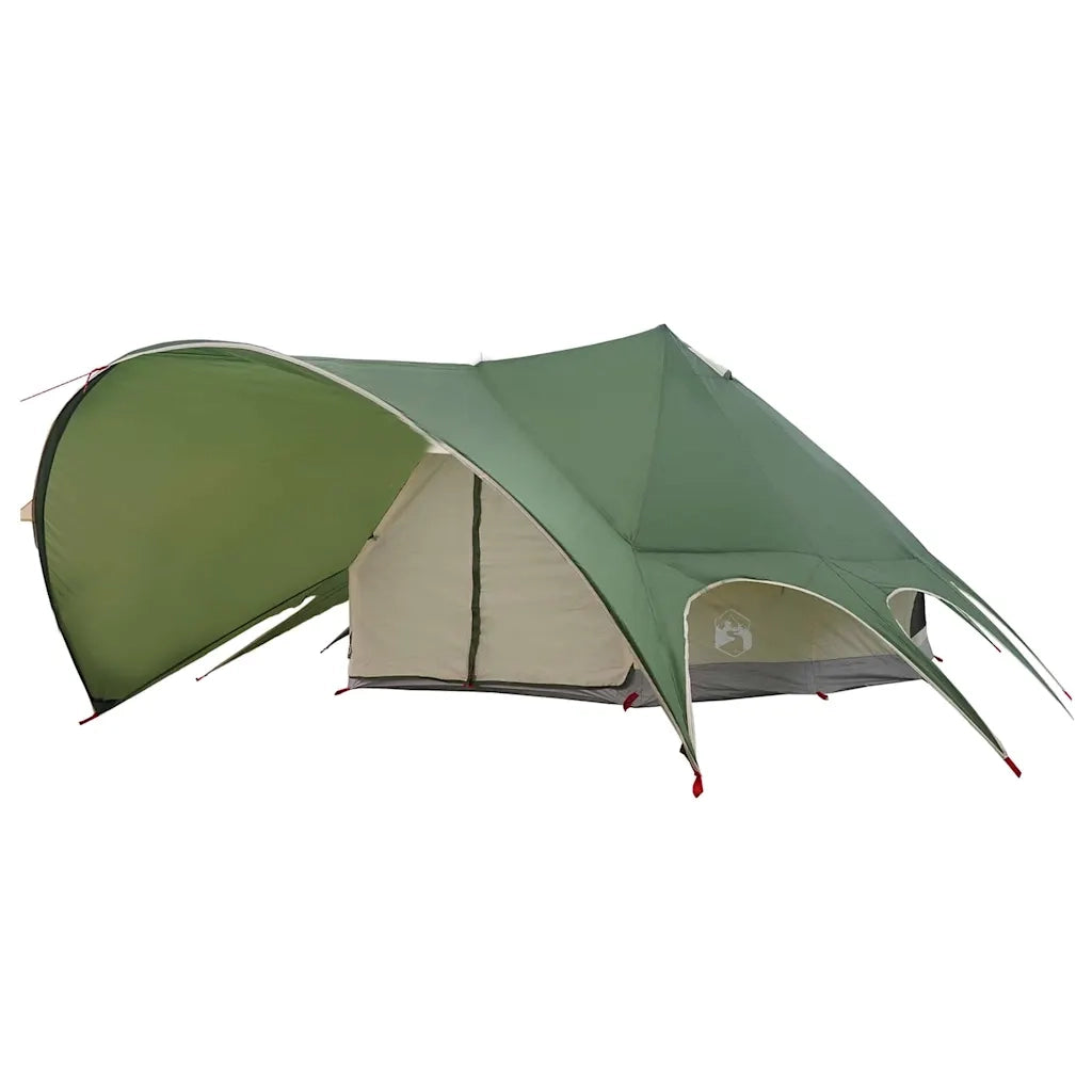 Tenda Teepee 9 Persone Verde e Grigio 502 x 502 x 297 cm 42004017