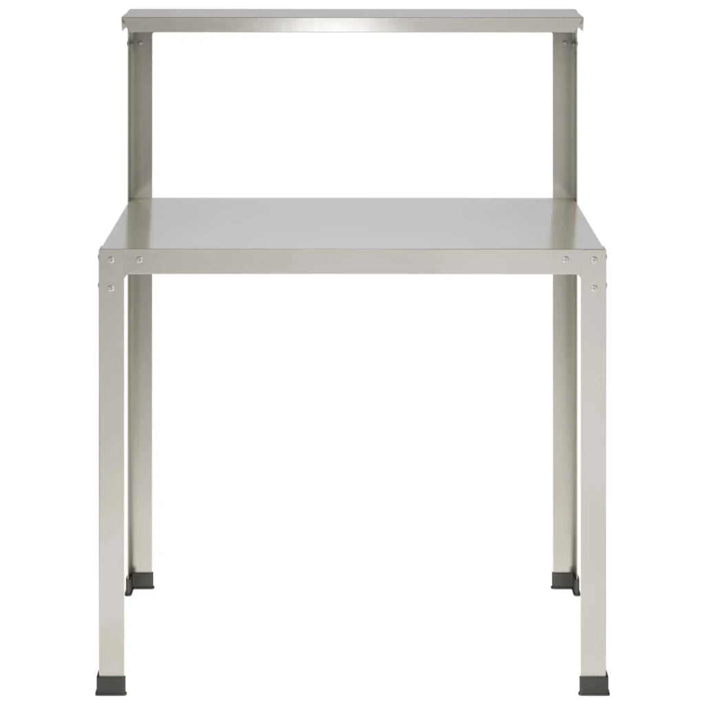 Tavolo da rinvaso 100 x 50 x 104 cm Acciaio Inox Argento 8014901