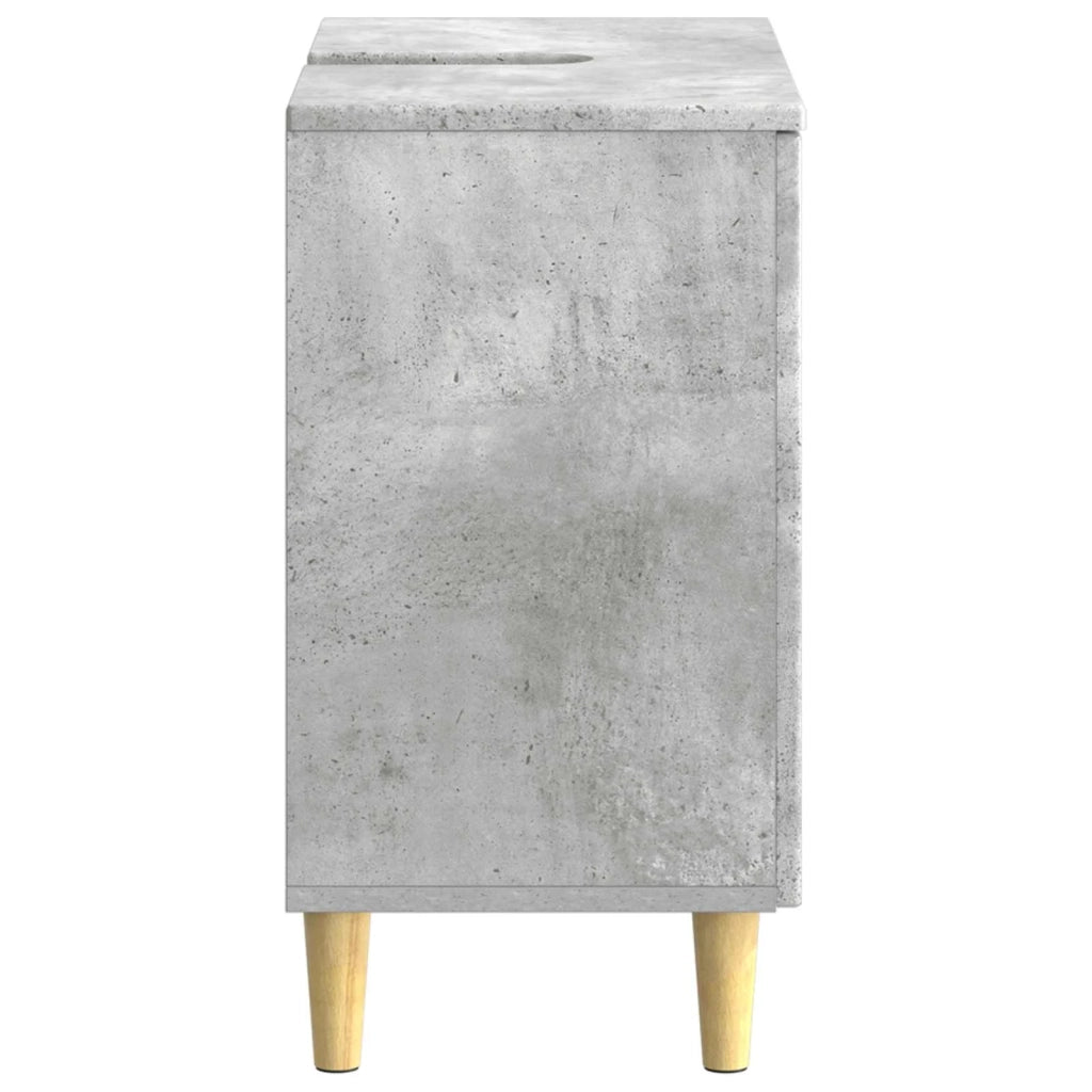 Armadio per Lavabo da Bagno ARNHEM Grigio Cemento 896568