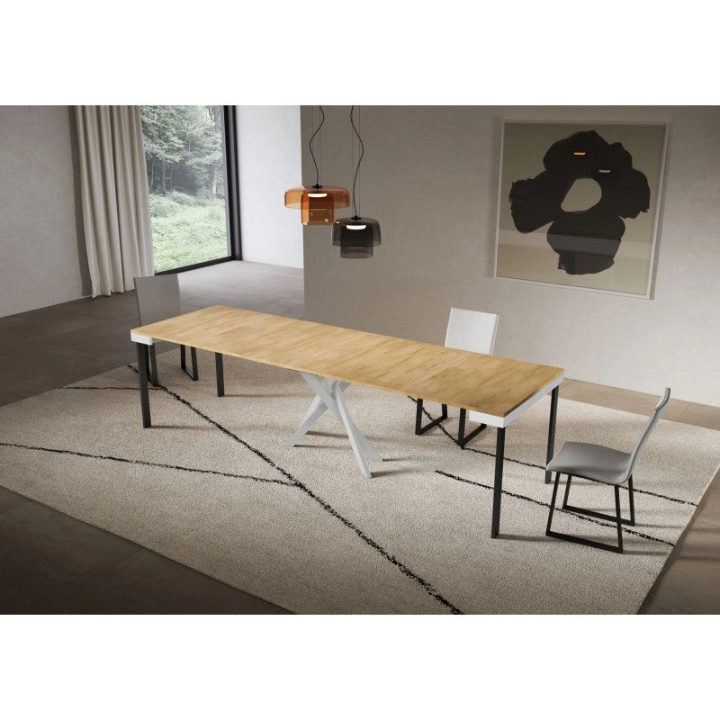Consolle allungabile 90x40/300 cm Saki Evolution - Quercia Natura