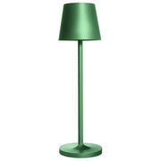 Unilux Loompa lampada da tavolo LED, ricaricabile USB-C, dimmer touch, 242 lumen, batteria 1800 mAh, IP44, verde