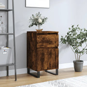 Credenza-Buffet-Armadio da cucina Rovere Fumo 40x35x70 cm in Legno Multistrato 510809