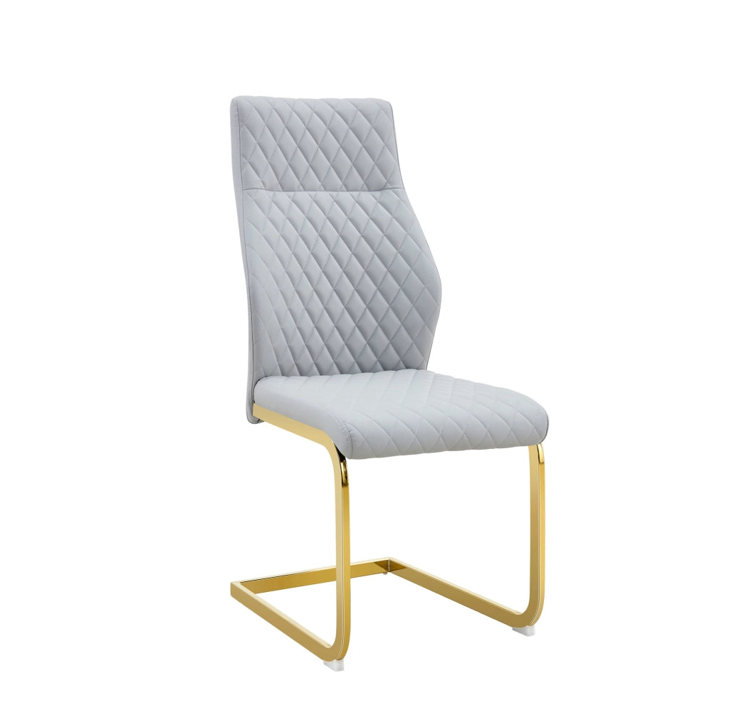 Set tavolo e 2 sedie da pranzo con finitura noce e oro
