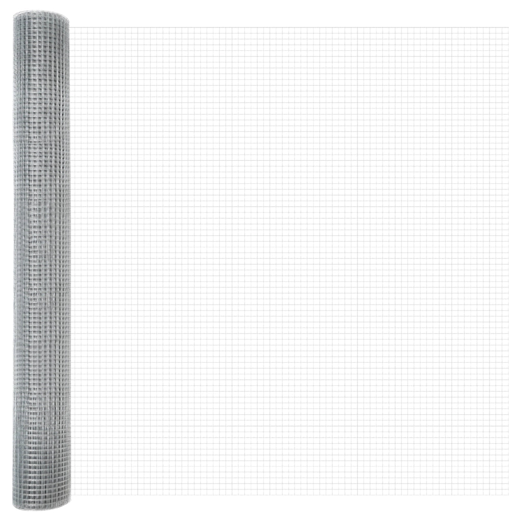Set di Pali Set di 2 Acciaio zincato 10 x 1 m Robusto
