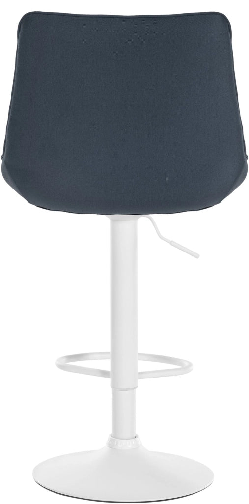 Sgabello Toni Tessuto grigio scuro,bianco
