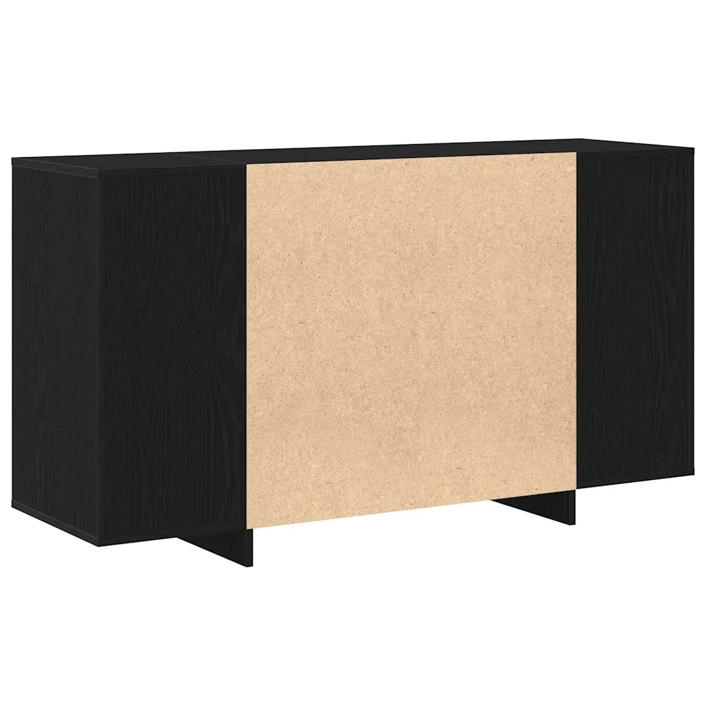 Credenza Rovere Nero 135 x 41 x 75 cm Legno multistrato 3333895
