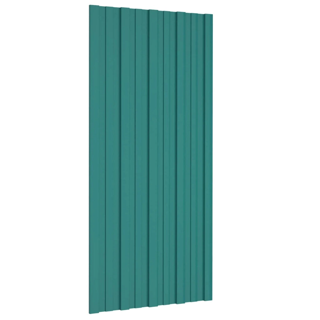 Pannello per tetto 36 pz Verde 100 x 45 cm Acciaio zincato CFW6625884