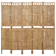 Paravento a 5 Pannelli in BambÃ¹ 200x180 cm cod mxl 66265