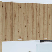 Armadio pensile con porta Rovere artigianale 80 x 31 x 100 cm