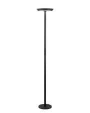 Lampada da terra Fizz a LED 50W integrato, struttura in alluminio e metacrilato, CCT regolabile 2700K-4000K, Antracite - Fizz