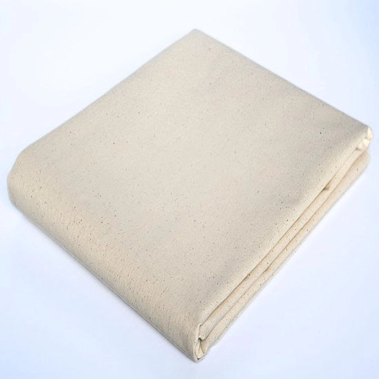 Stoffa di cotone 100% di alta qualità e duraturo, 160 cm di larghezza, per la realizzazione di cuscini, asciugamani e altri accessori (crema naturale, 100 cm)