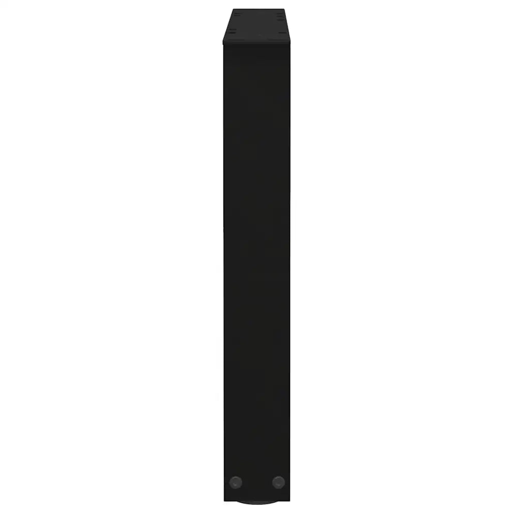 Gambe per Tavolino da Caff¨¨ a Forma di V 2 pz | Piede del tavolo Nere 50x(42-43,3) cm Acciaio