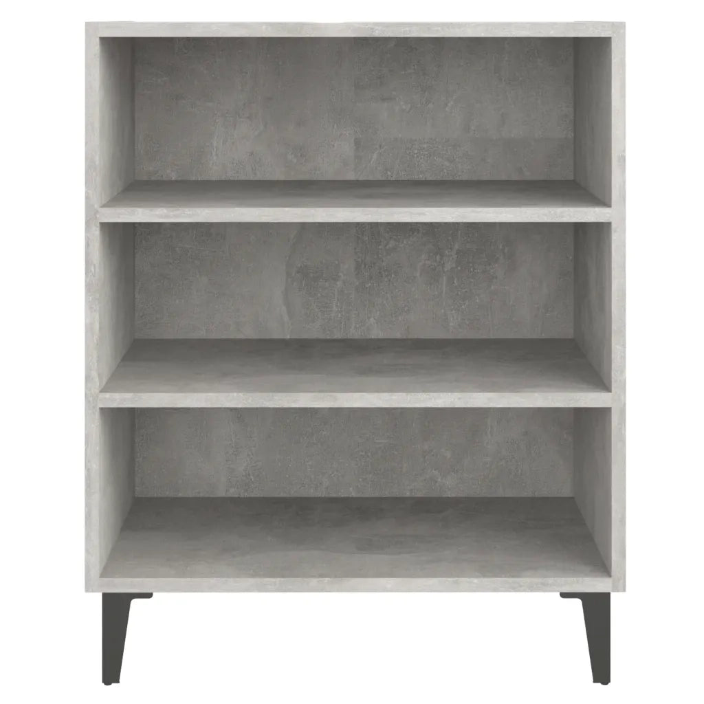Credenza Grigio Cemento 57x35x70 cm in Legno Multistrato 806062