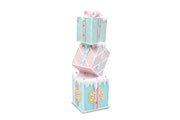 Decorazione Casa Natalizia Scateole Regalo Gift Box in Resina 36 cm