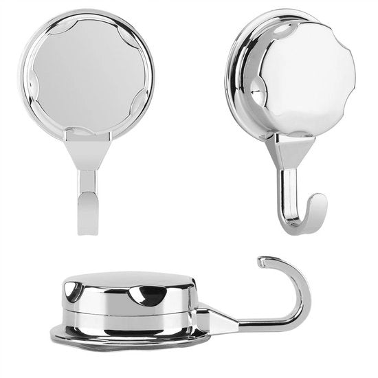 Asciugamani da Parete - 3 Pezzi - Antiscivolo - Materiale Resistente - Adatto per Bagno/Cucina - Design Elegante - Supporto da Parete