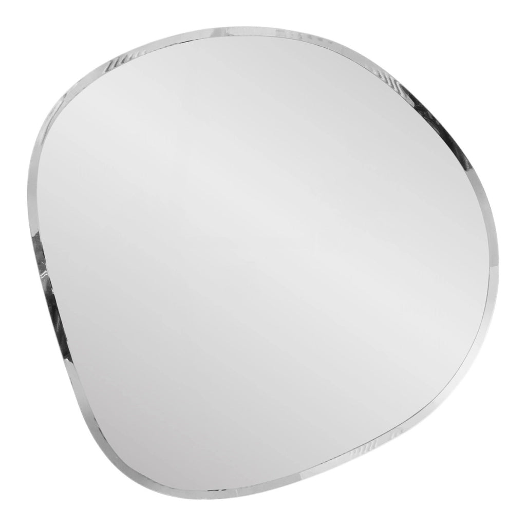 Specchio con Cornice Devonport, Argento, Vetro, 0,5x50x50 cm