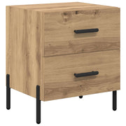 Comodino | Armadio da Notte | Mobiletto da notte Rovere artigianale 40 x 35 x 47,5 cm