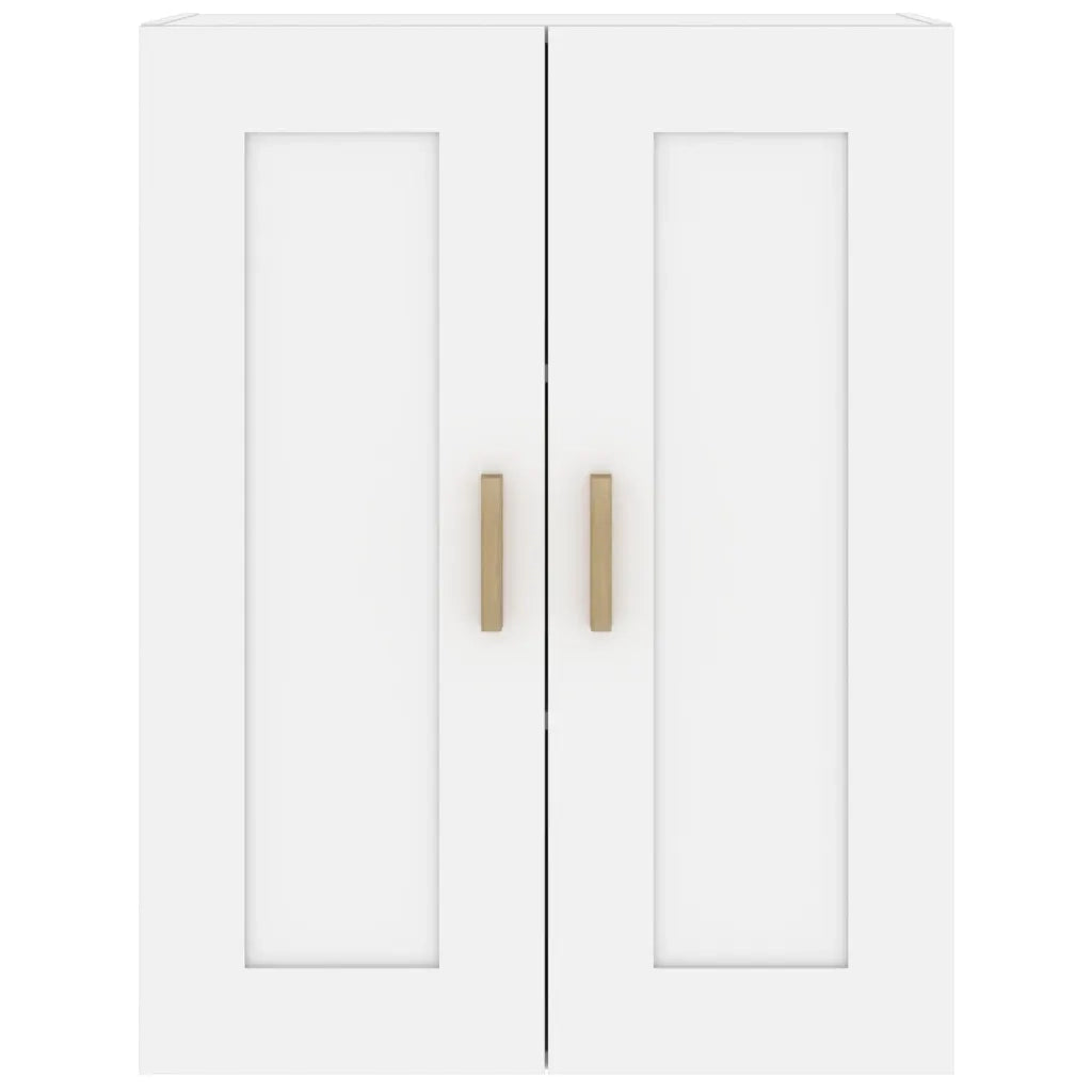 Mobile a Parete Bianco 69,5x32,5x90 cm in Legno Multistrato 812294