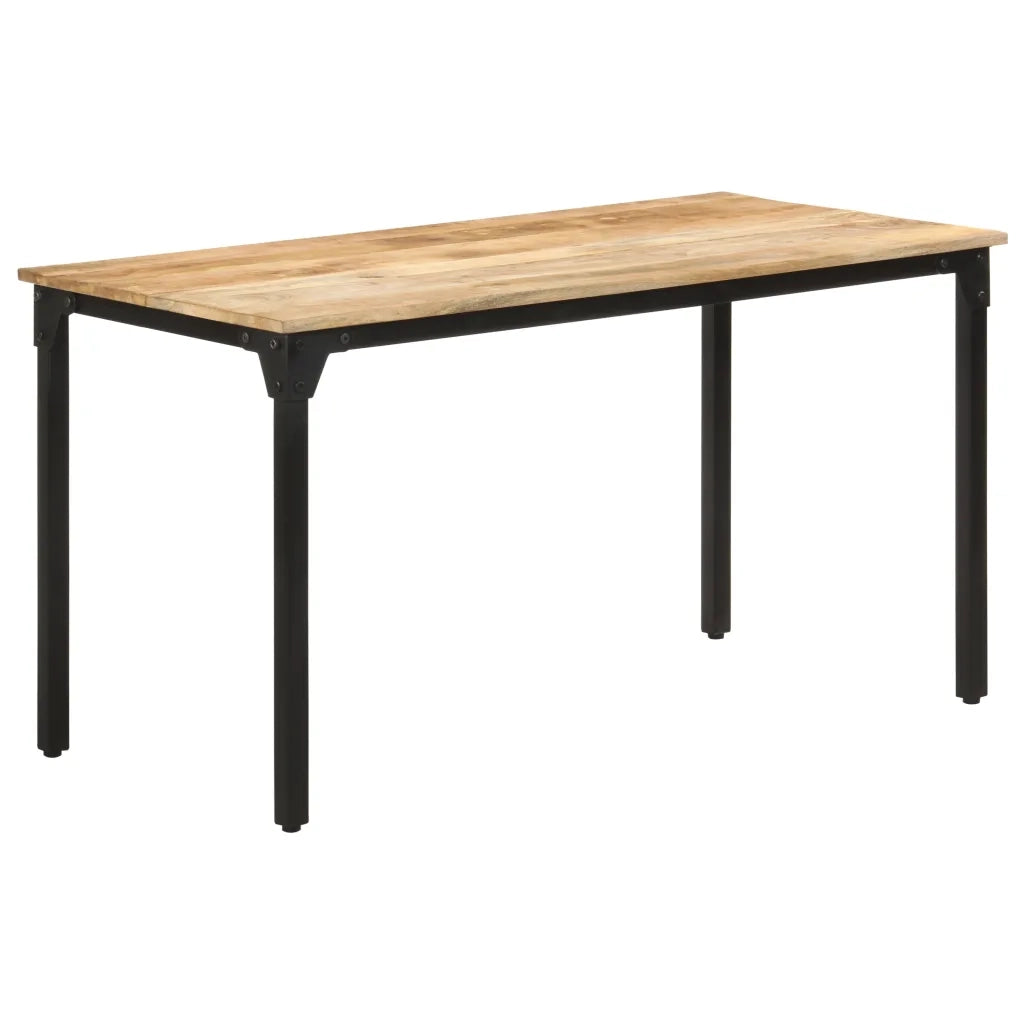 Tavolo da Pranzo 140x70x76 cm in Legno di Mango Grezzo cod mxl 22892
