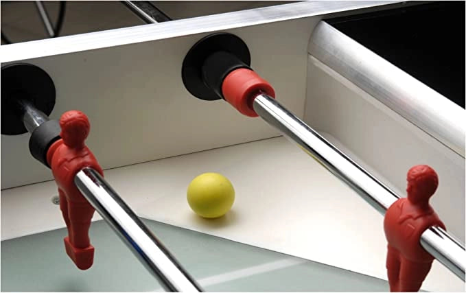 Calcioballilla Garlando linea Bar mod. World Champion con gettonier e aste uscenti campo gioco lungo